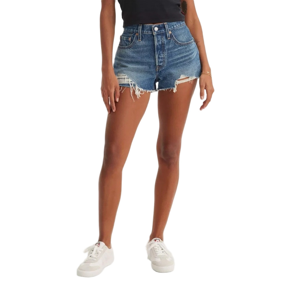 Levi’s 501 Distressed Denim Cutoff Shorts – Size 29